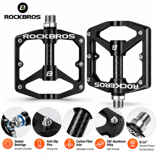 Rockbros mountain bike pedals - bike,
