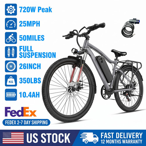 Electric bike for adults - for, 26"